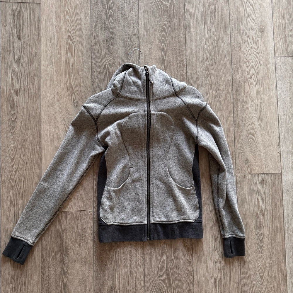 Lululemon Grey Zip up hoodie